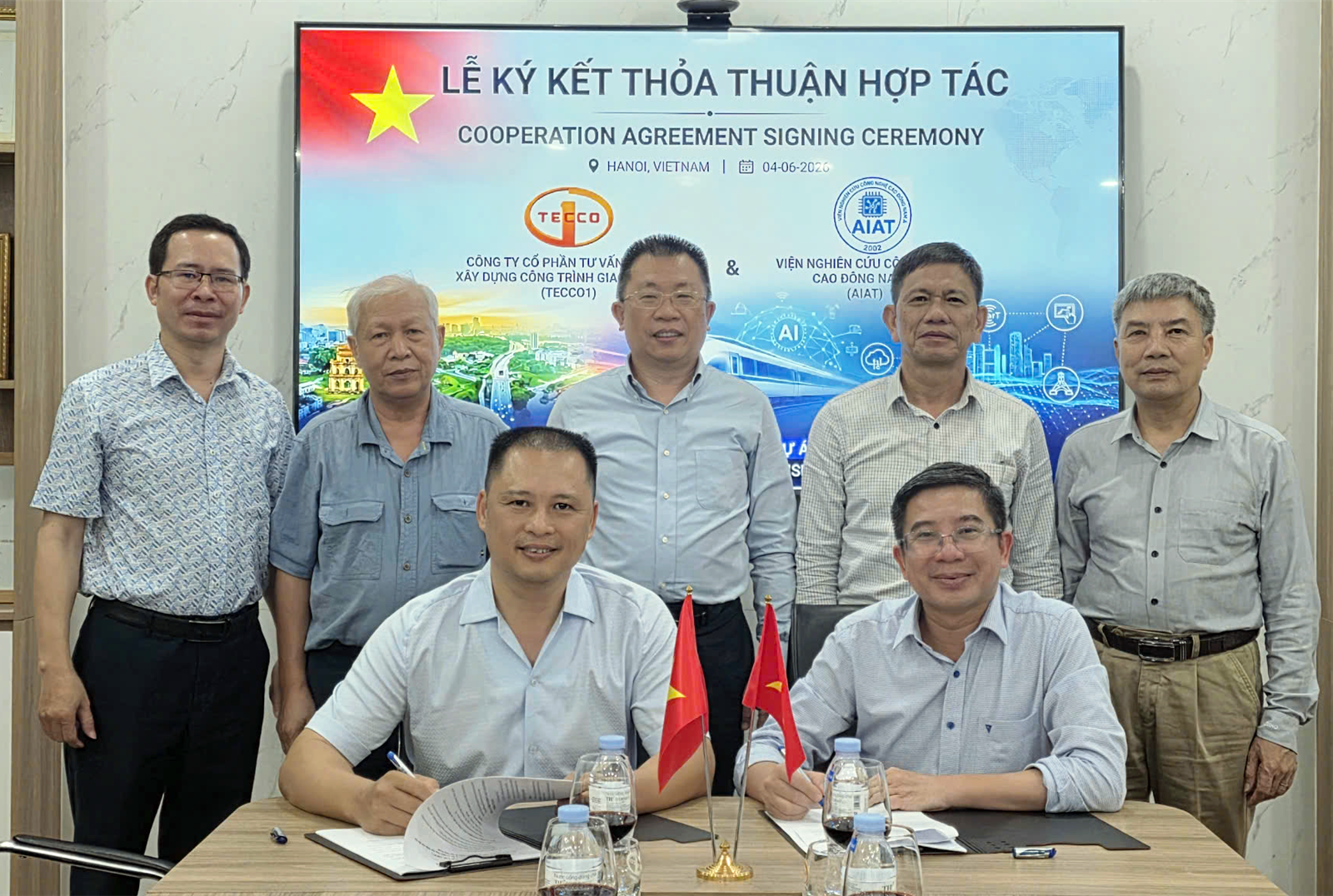TECCO1 hợp tác với AIAT nghiên cứu, phát triển các dự án đường sắt