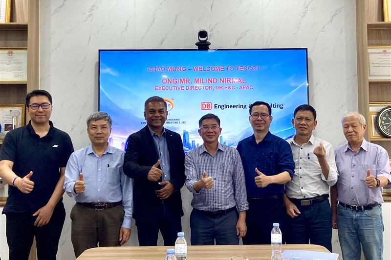 TECCO1 và DB Engineering & Consulting trao đổi cơ hội hợp tác trong lĩnh vực đường sắt